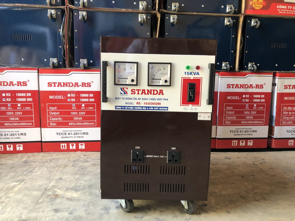 Ổn áp Standa 15kva - xuất trực tiếp từ nhà máy sản xuất Standa 