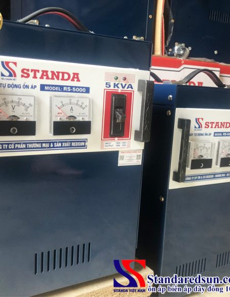 Hình ảnh ổn áp Standa 5KVA chính hãng từ nhà máy sản xuất: 