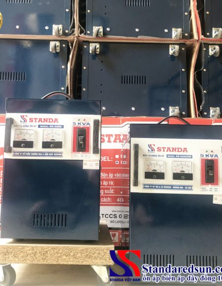 Ổn áp standa 5KVA dây đồng 100% đang được bán chạy nhất hiện nay