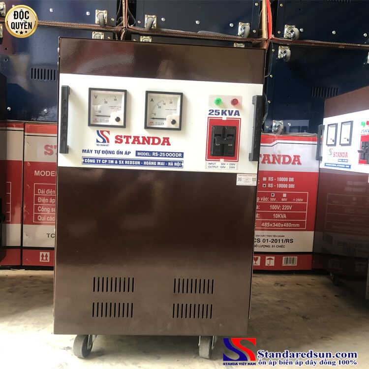 Ổn áp Standa 25KVA DR (90V-250V) dây đồng 100%