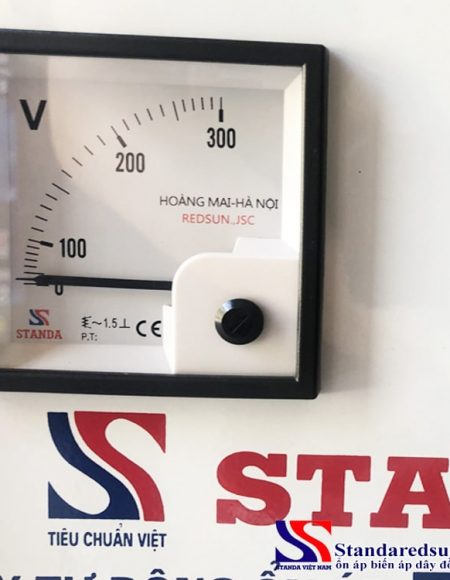 Ảnh đồng hồ của ổn áp standa 30KVA DRI