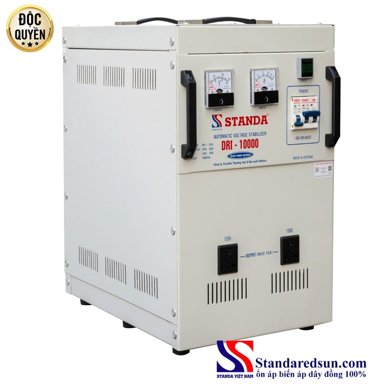 Chức năng của ổn áp STANDA 10kva DRI dải 90V-250V