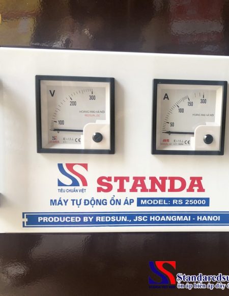 Ảnh đồng hồ ổn áp Standa 25KVA dải 150V -250V