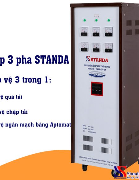 Ổn Áp Sanda 15KVA 3 Pha Dải 160V-430V