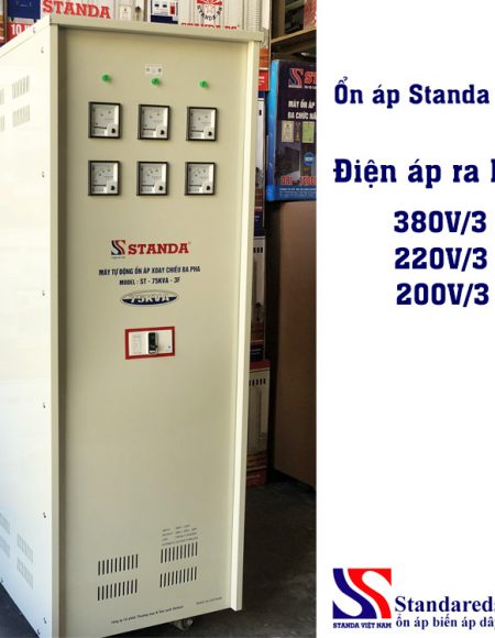 Ổn áp standa 75KVA thế hệ mới