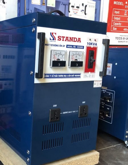 Ổn áp STANDA 10KVA dải 150V -250V chính hãng