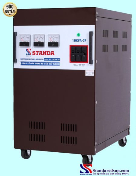 Ổn áp Standa 10kva 3 pha dải 260V -430v