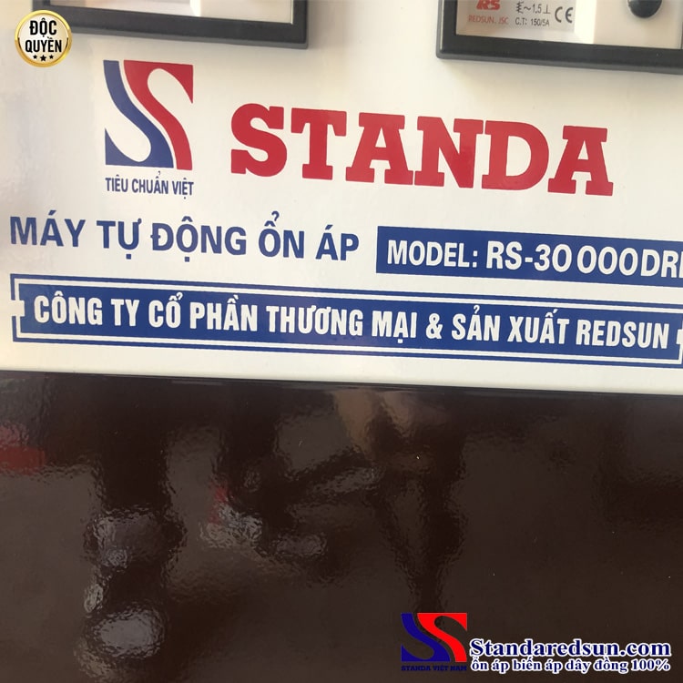 Ảnh mặt trước Ổn áp Standa 30KVA DRI (50V-250V)