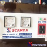 Ảnh mặt máy ổn áp Standa 20KVA dải điện áp 150V -250V