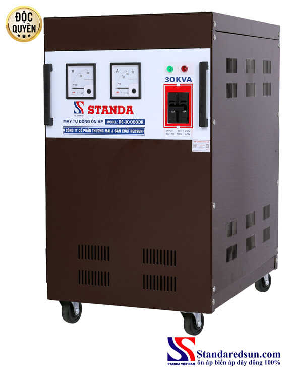 Ổn áp Standa 30KVa dải 90V -250V 