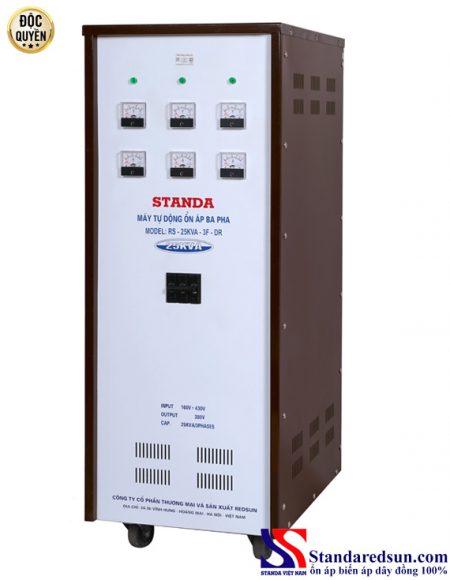 Ảnh ổn áp standa 25KVA 3 pha chính hãng