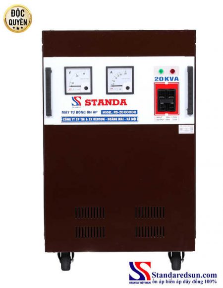 Ảnh Ổn áp Standa 20KVA dây đồng 100% bán chạy nhất 3