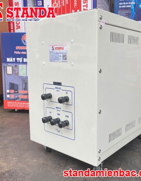 hình ảnh ổn áp Standa 15KVA dải 150V - 250V dây đồng 1005 chính hãng