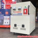 hình ảnh ổn áp Standa 15KVA dải điện áp 150V - 250V mặt nghiêng của máy