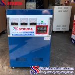 Biên áp tự ngẫu Standa 15KLVA dải 380V - 220V - 200V mặt trước máy