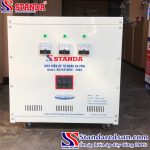 biến áp tự ngẫu Standa 20KVA dải 380V -220V -200V mặt trước máy