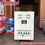 Hình ản ổn áp Standa 20KVA dải 150V mặt sau của máy chính hãng