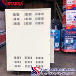 Ảnh biến áp tự ngẫu Standa 150KVA 3 pha mặt nghiêng của máy