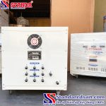 Biến áp tự ngẫu Standa 30KVA dải 380V - 220V - 200V mặt sau của máy