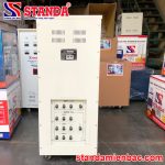 Hình ảnh máy ổn áp Standa 25KVA dải 160V - 430V dây đồng mặt sau máy