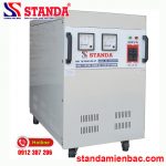 ổn áp Standa 30KVA dải 90V -250V dây đồng 100% mặt nghiêng của máy