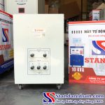 Ảnh ổn áp Standa 10KVA dải 50V - 250V dây đồng mặt sau máy