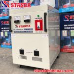 máy ổn áp standa 10KVA dải 90V - 250V dây đồng 100% mặt nghiêng trái