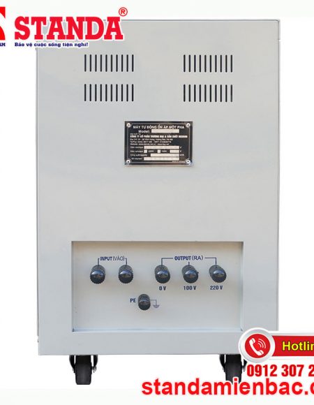 Ảnh ổn áp Standa 30KVA dải 90V -250V dây đồng 100%