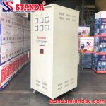 Ảnh ổn áp Standa 60KVA dải 160V - 430V dây đồng mặt nghiêng