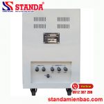 hình ảnh máy ổn áp Standa 30KVA dải 50V -250V dây đồng mặt sau của máy