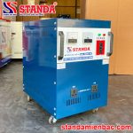 Biến áp cách ly Standa 10KVA dải 220V - 220V - 110V mặt nghiêng của máy