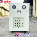 Biến áp cách ly Standa 30KVA dải 380V - 220V - 200V mặt sau của máy chính hãng