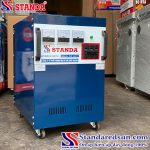 Biến áp tự ngẫu Standa 3x25 mặt nghiêng của máy - nghiêng trái