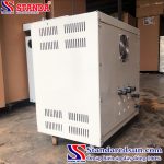 Ảnh biến áp cân pha Standa 3x45 mặt nghiêng sau của máy