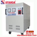 ổn áp Standa 30KVA dải 90V -250V dây đồng 100% mặt nghiêng của máy