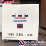 máy biến áp cân pha NC 3x45 mặt trước của máy