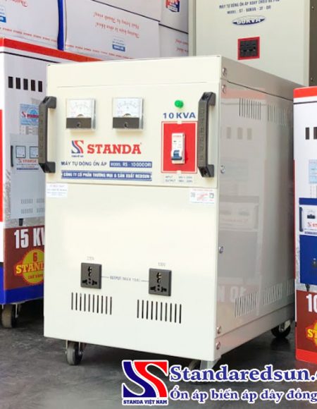 máy ổn áp Standa 10KVA dải 50V - 250V dây đồng 100%