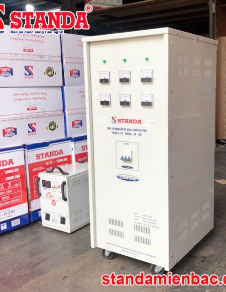 máy ổn áp Standa 20KVA dải 160V - 430V