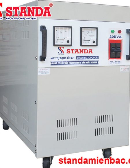 Ảnh ổn áp Standa 20KVA dải 50V -250V dây đồng 100% chính hãng