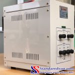 máy ổn áp Standa 5KVA dải 150V -250V dây đồng 100% mặt sau máy